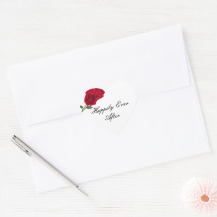 Cœur Heureux Jamais après Sticker