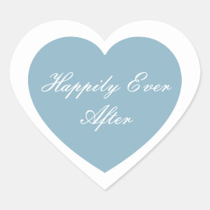 Cœur Heureux Jamais après Sticker