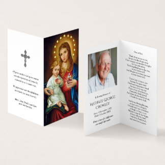 Coeur impeccable saint Mary des cartes | de