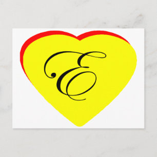 Coeur Jaune Rouge E Faire-part de mariage Le MUSÉE