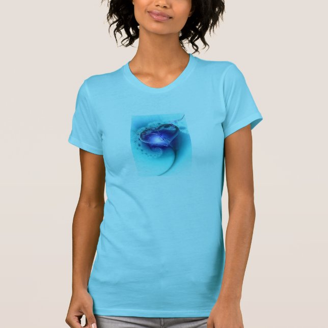 Coeur Jouer Amour Femmes Tshirt (Devant)