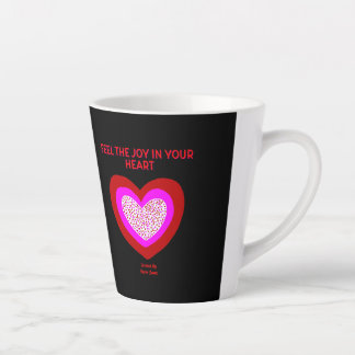 Coeur joyeux petite latte Mug