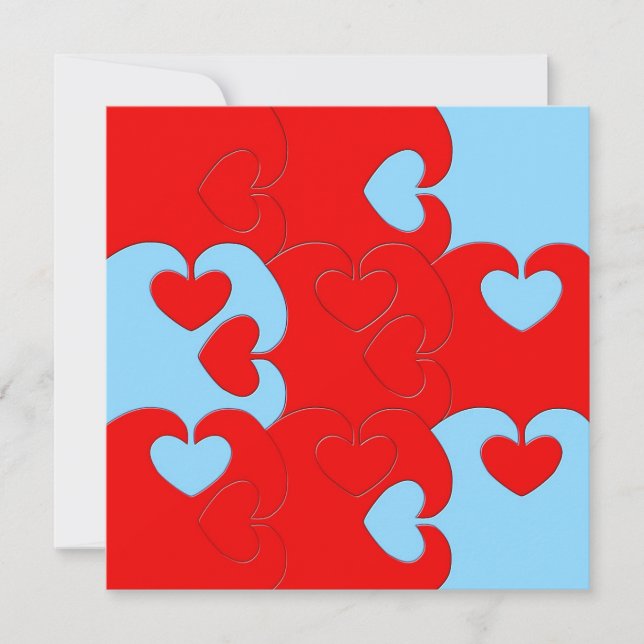 Coeur motif perplexe (Devant)