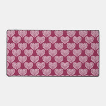 Coeur ornemental en tapis de bureau Bourgogne