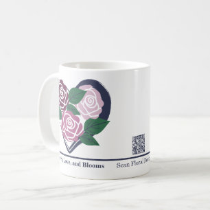 Coeur personnalisé de la Mug de Merch Rose