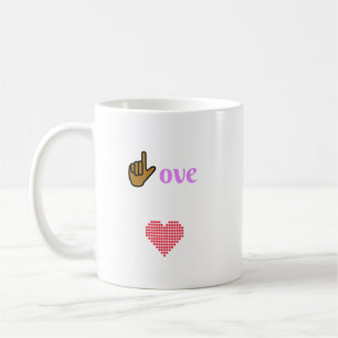 Coeur plein d'amour café Mug