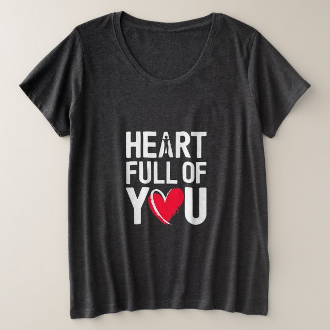 Coeur plein de vous | T-shirt (Design devant)