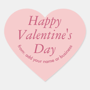 Cœur Princesse Beauty Coeur Rose Sticker de Valentine