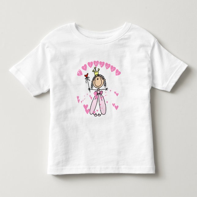 Coeur Princesse Stick Figure Tshirts et cadeaux (Devant)