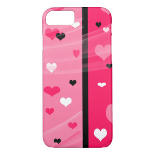 Coeur rose Valentine coque iphone