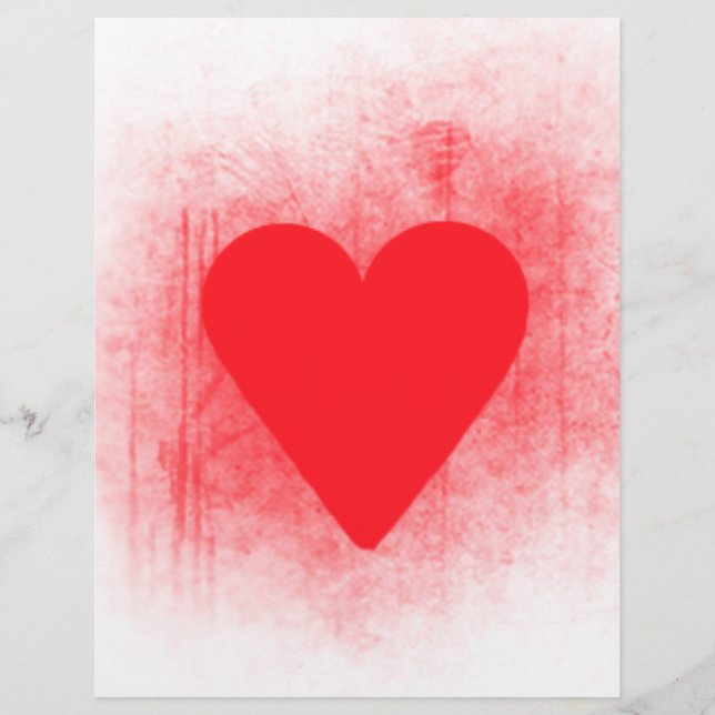 Coeur rouge (Devant)