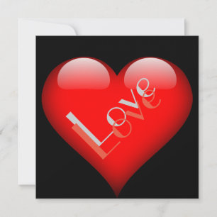 Cœur Rouge Attractive Parisian Amour Mariage
