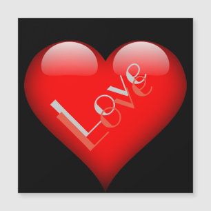 Cœur Rouge Attrayant Mariage Amour Parisien