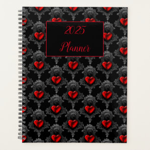 Cœur Rouge Goth Personnalisé