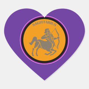 Cœur Sagittarius Coeur Sticker