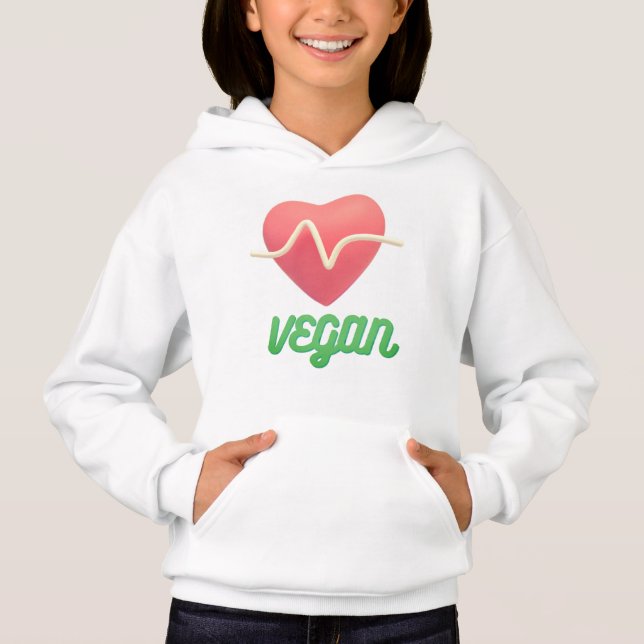 coeur sain végétalien (Devant)