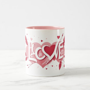 Coeur Scribbles Mug