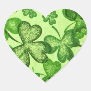 Cœur Shamrock - Sticker
