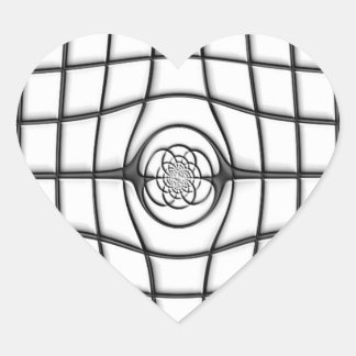 Cœur Stained Glass (light) sticker