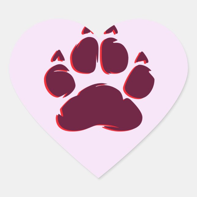 Cœur Sticker (Devant)