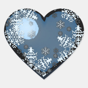 Cœur Sticker à coeur gelé