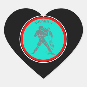 Cœur Sticker cardiaque Aquarius