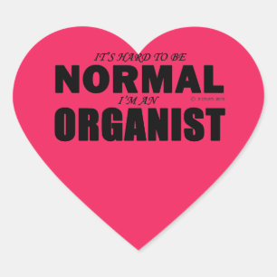 Cœur Sticker cardiaque Organiste Normal