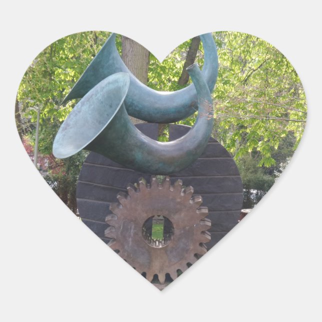Cœur Sticker Coeur Art (Devant)