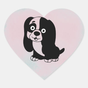 Cœur Sticker Coeur Chiot