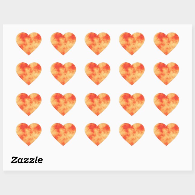 Cœur Sticker Coeur de cluster Red Star (Feuille)