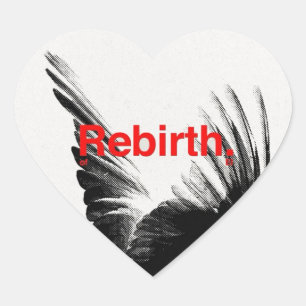 Cœur Sticker Coeur de renaissance par hado90