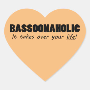 Cœur Sticker Coeur de Vie Bassoonaholic