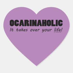 Cœur Sticker Coeur de Vie Ocarinaholic