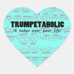 Cœur Sticker Coeur de Vie Trumpetaholic