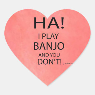 Cœur Sticker Coeur Ha Banjo