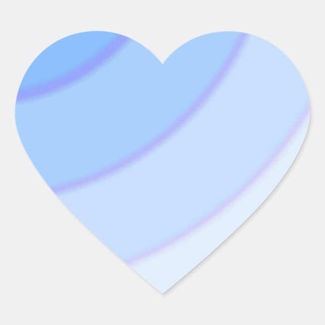 Cœur Sticker coeur Lilac Swirls (Devant)