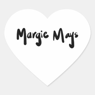 Cœur Sticker Coeur Margie Mays Signature
