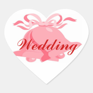 Cœur Sticker Coeur mariage Bells