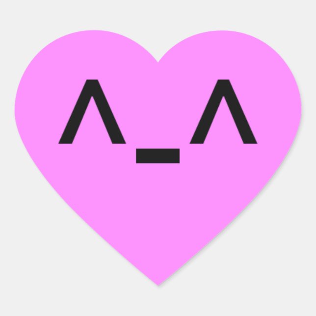 Cœur Sticker Coeur mignon (Devant)