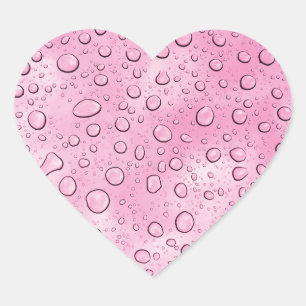 Cœur Sticker Coeur Plutôt Rose Couleur Eau Drift Amusan