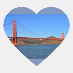 CŒUR STICKER COEUR SAN FRANCISCO