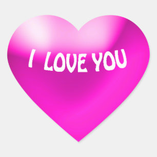 Cœur Sticker Coeur Style Balloon Rose