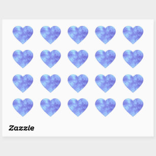Cœur Sticker Coeur Tempête Bleue