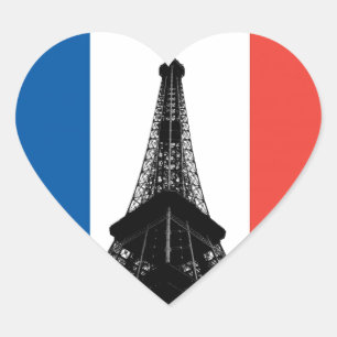 Cœur Sticker Coeur Tour Eiffel