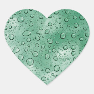 Cœur Sticker Coeur Vert Eau Drit Amusant