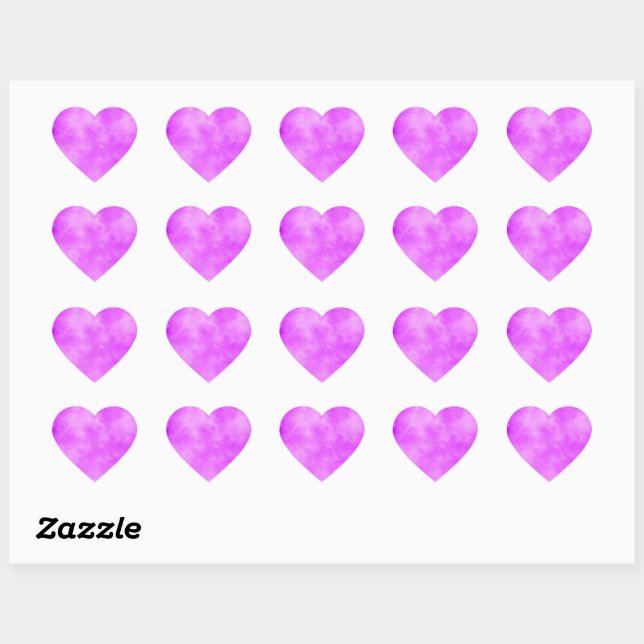 Cœur Sticker Cosmique Ciel (Feuille)