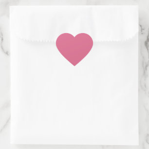 Cœur Sticker de coeur rose foncé