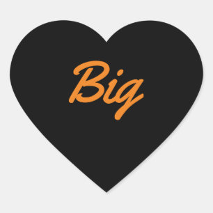 Cœur Sticker de coeur Sorority Big Halloween