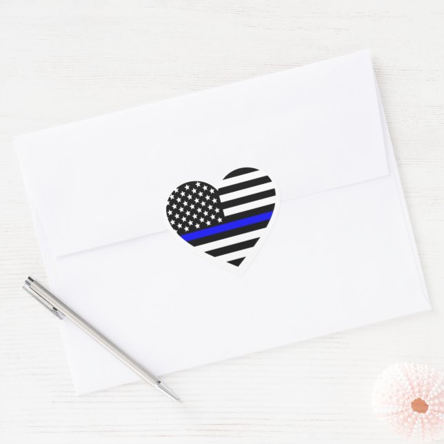Cœur Sticker en forme de coeur en forme de drapeau du s (Enveloppe)