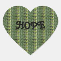 Sticker en forme de coeur pour maladies chroniques